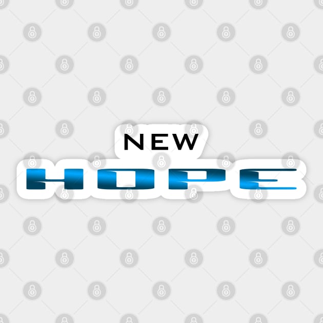 10 - NEW HOPE Sticker by SanTees